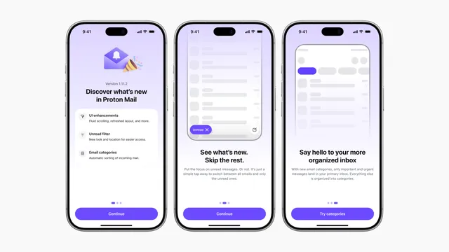 The onboarding flow introducing Categories, as handed off
